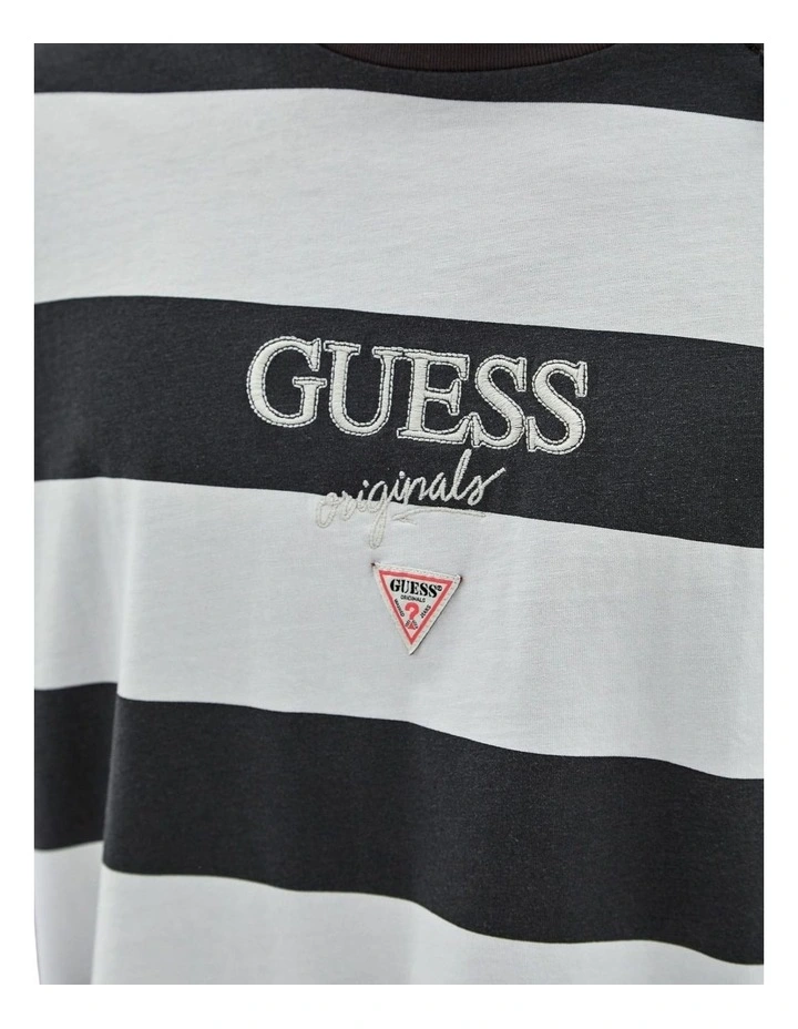 Originals Rugby Stripe Tee in Multi image 4