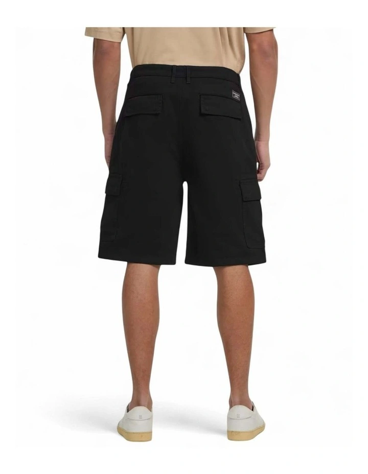 Guess Jeans Cargo Chino Shorts in Black image 4