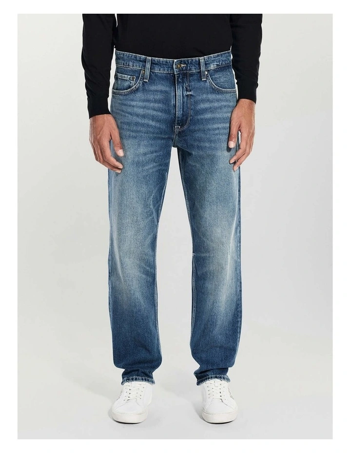 Eco Mid-Rise Owen Jeans in Medium Wash image 1