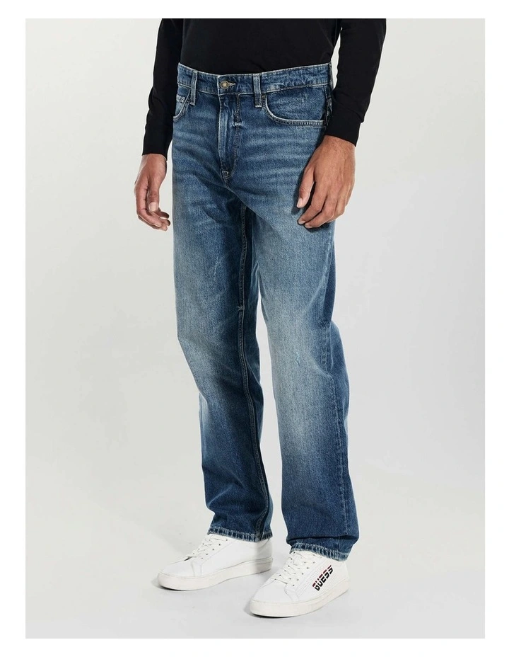 Eco Mid-Rise Owen Jeans in Medium Wash image 3