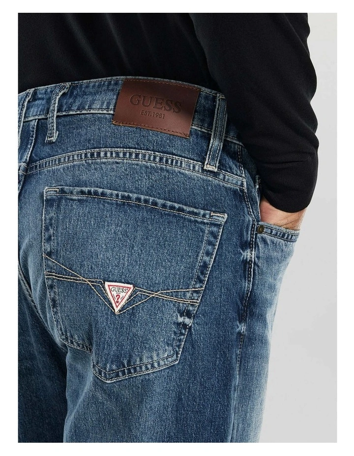 Eco Mid-Rise Owen Jeans in Medium Wash image 6