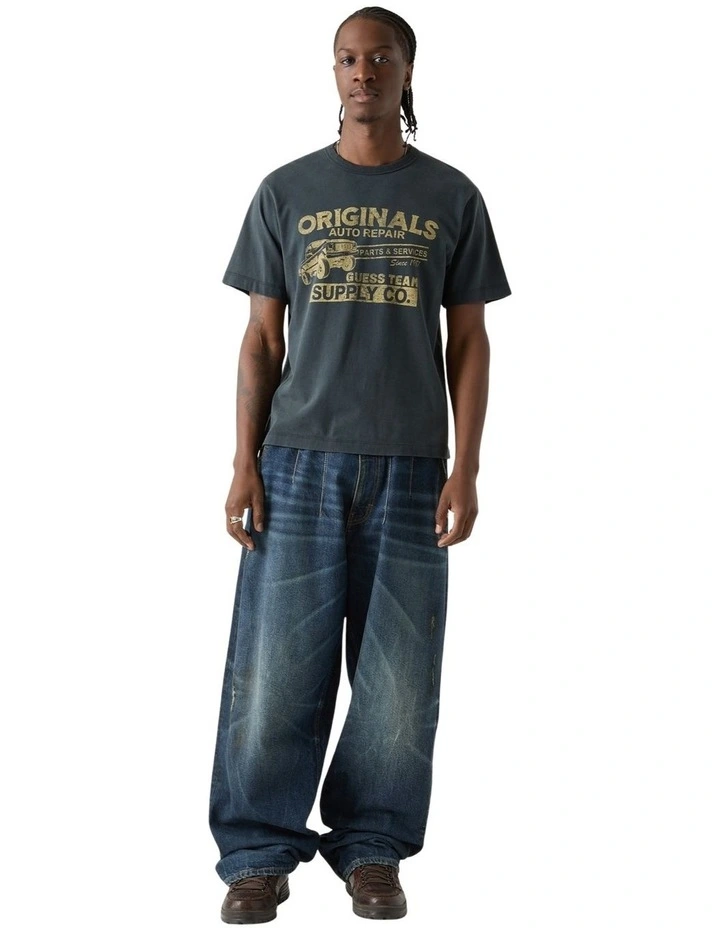 Originals Auto Repair Muscle T-shirt in Black image 4