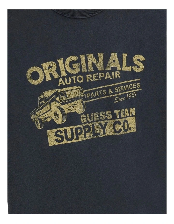Originals Auto Repair Muscle T-shirt in Black image 5
