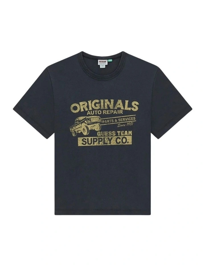 Originals Auto Repair Muscle T-shirt in Black image 6