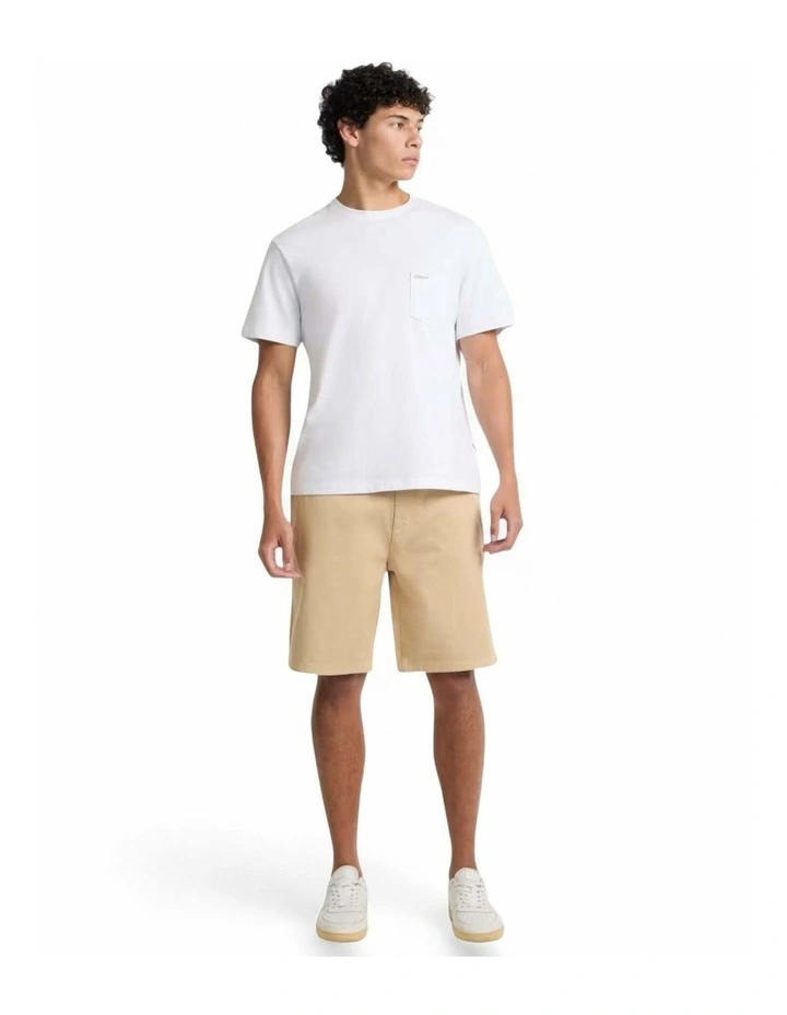 Eco Twill Chino Shorts in Brown image 2