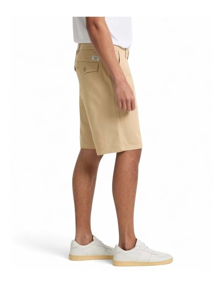 Eco Twill Chino Shorts in Brown image 3