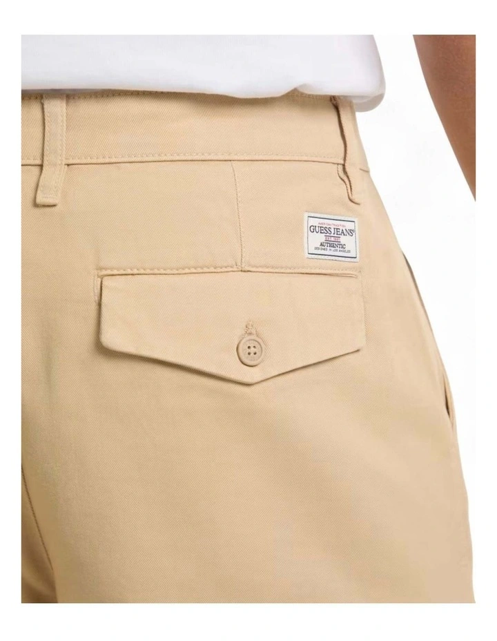 Eco Twill Chino Shorts in Brown image 5