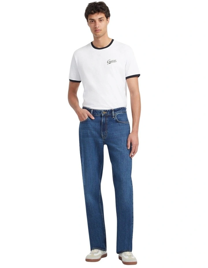 Mid-Rise Relaxed Fit Jeans G18 in Blue image 1