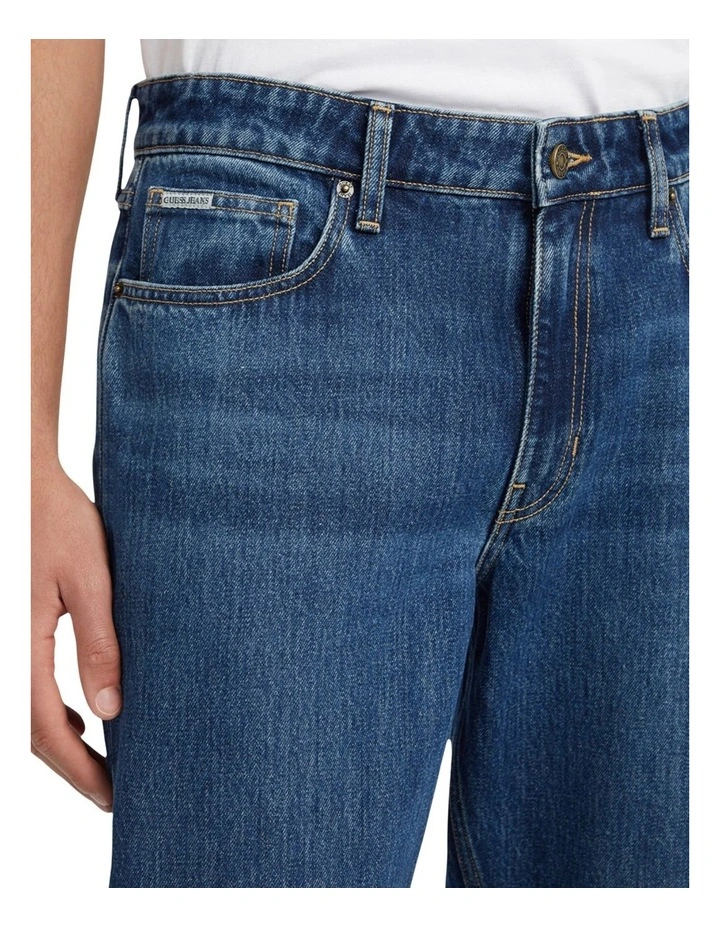 Mid-Rise Relaxed Fit Jeans G18 in Blue image 5