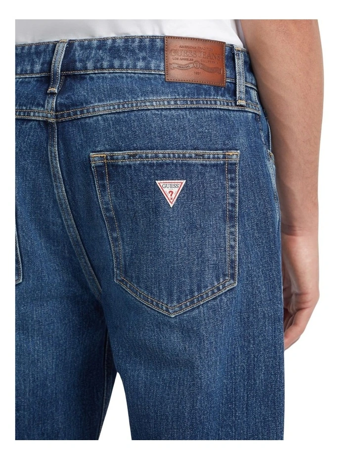 Mid-Rise Relaxed Fit Jeans G18 in Blue image 6