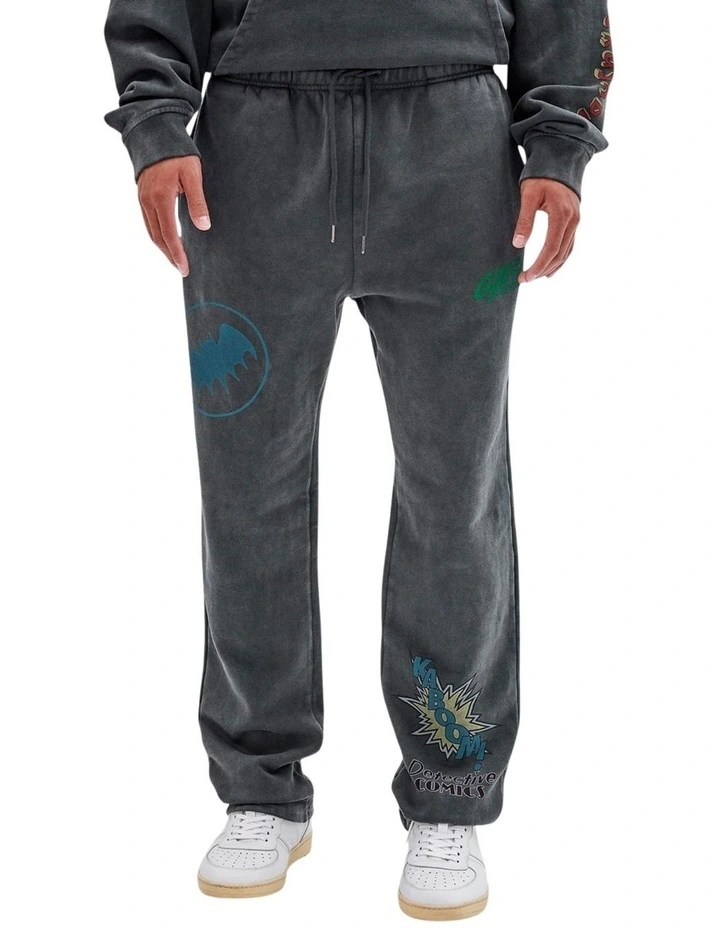 Batman Signal Trackpants in Black image 1