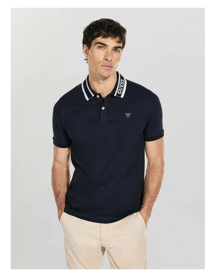 Lyle Polo Shirt in Blue image 1