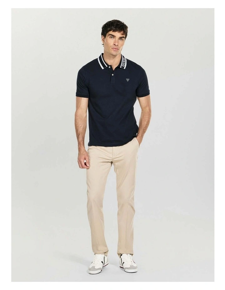 Lyle Polo Shirt in Blue image 2