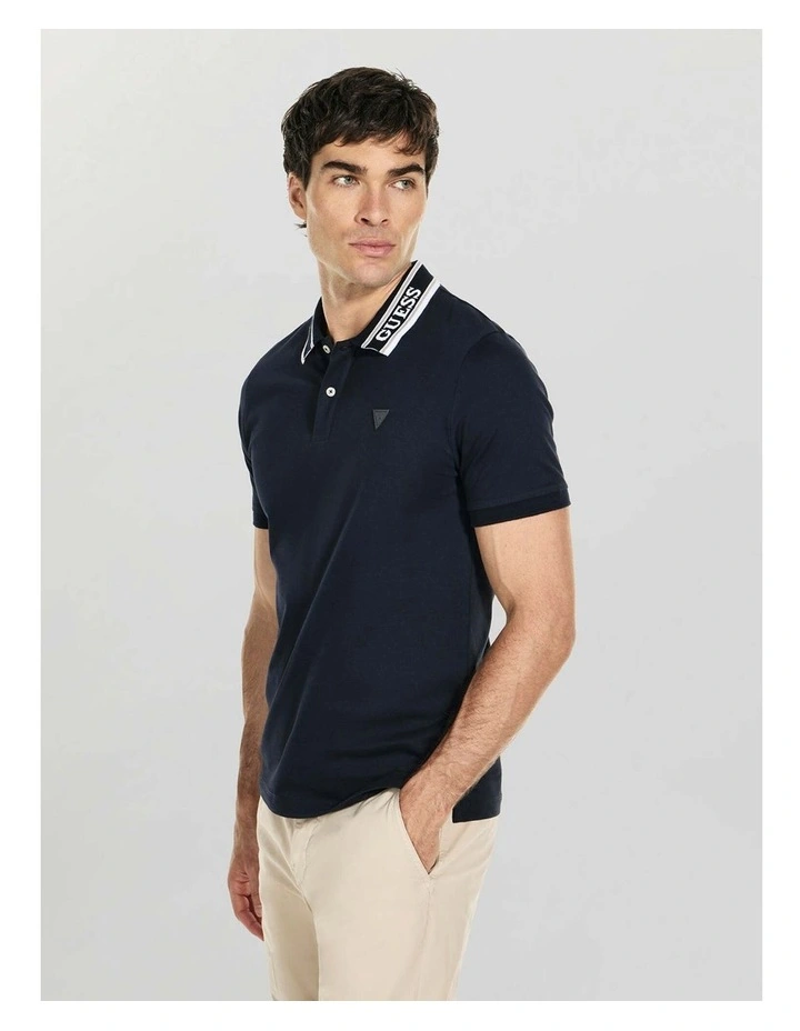 Lyle Polo Shirt in Blue image 3