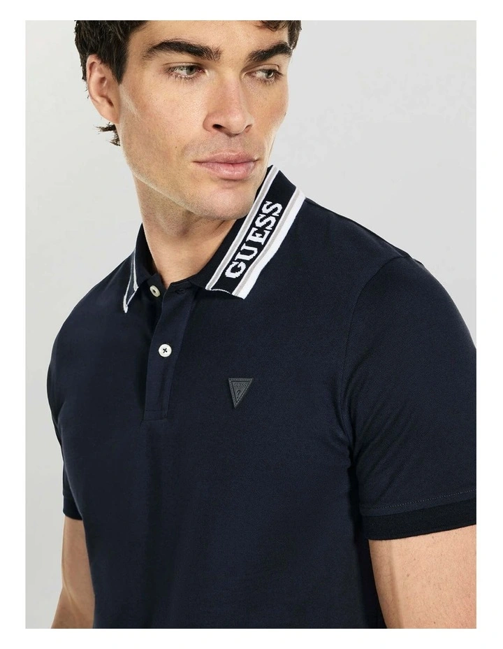 Lyle Polo Shirt in Blue image 4