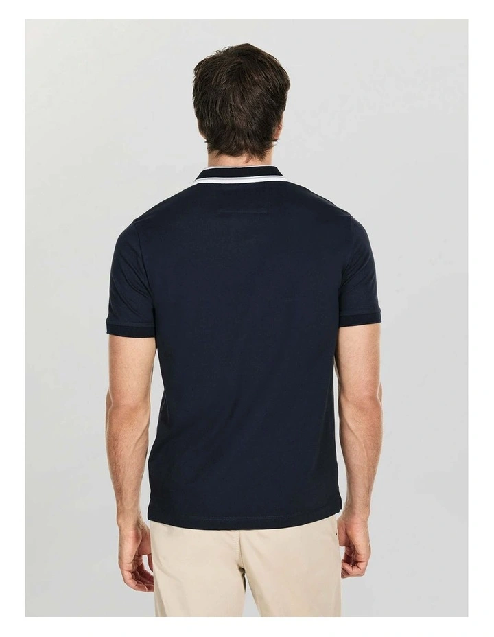Lyle Polo Shirt in Blue image 5