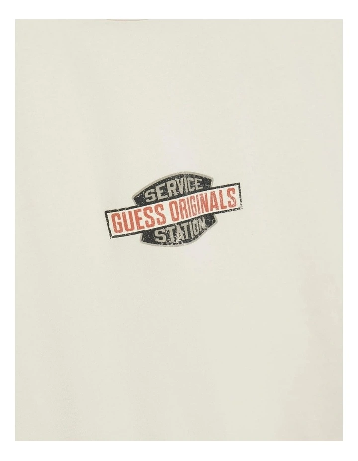 Service Station T-shirt in Beige image 5