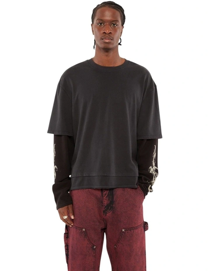 Originals Long Sleeve T-Shirt in Black image 1