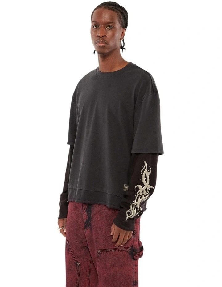 Originals Long Sleeve T-Shirt in Black image 3