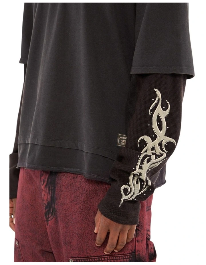 Originals Long Sleeve T-Shirt in Black image 5
