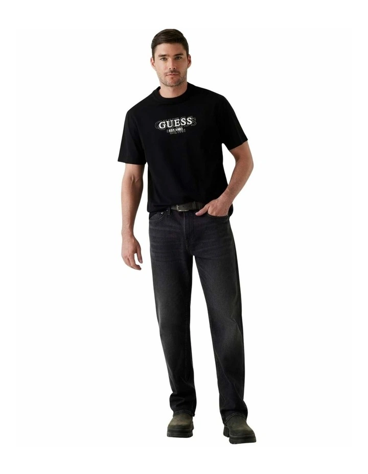 Lettering T-shirt in Black Logo image 2