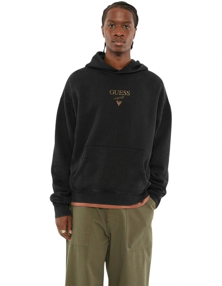 Baker Logo Hoodie in Black image 1