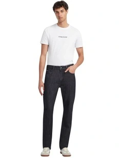 Straight Leg Jeans G16 in Black