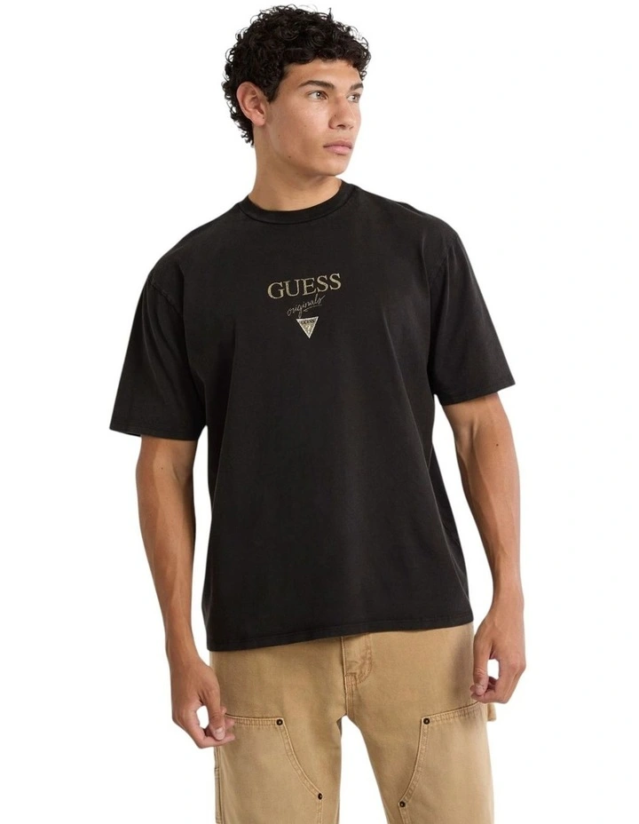 Originals Baker Logo T-Shirt in Black image 1