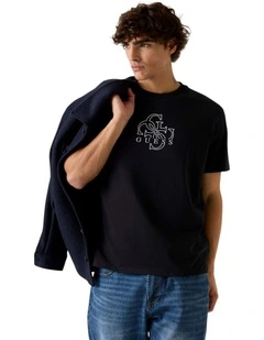 Quattro T-shirt in Black
