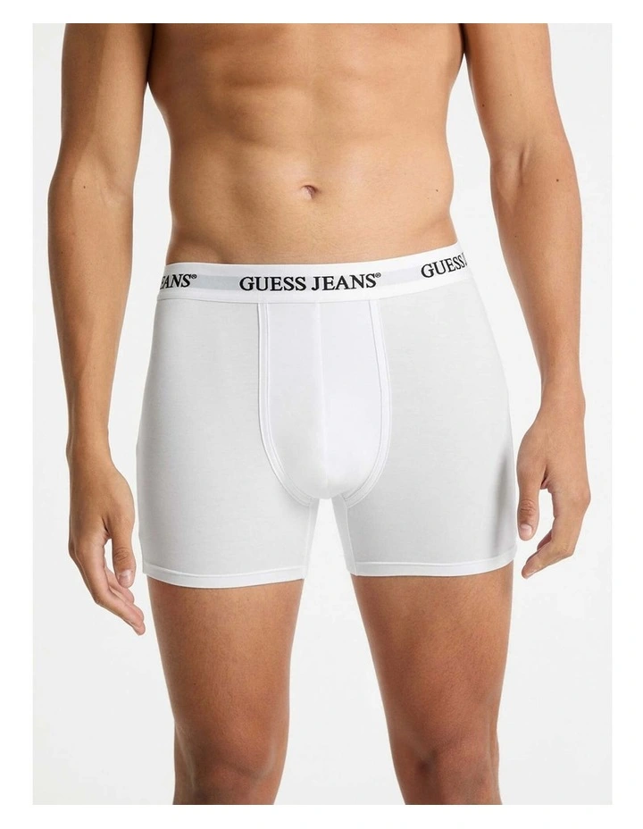 Jean Boxer Briefs Pack Of 2 in Black/White image 2