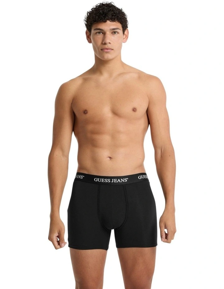 Jean Boxer Briefs Pack Of 2 in Black/White image 7