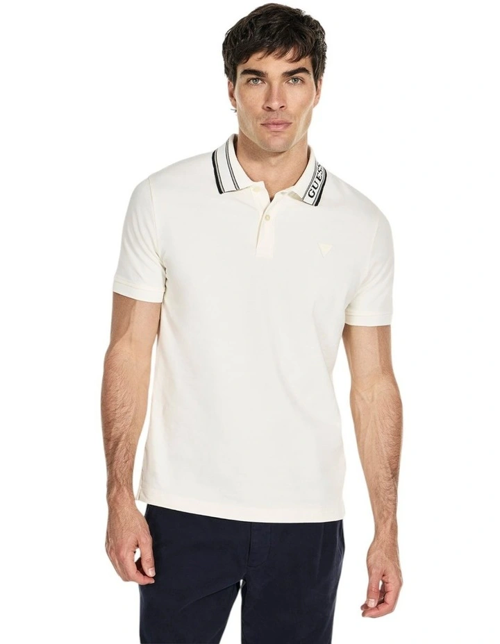 Lyle Polo Shirt in White image 1
