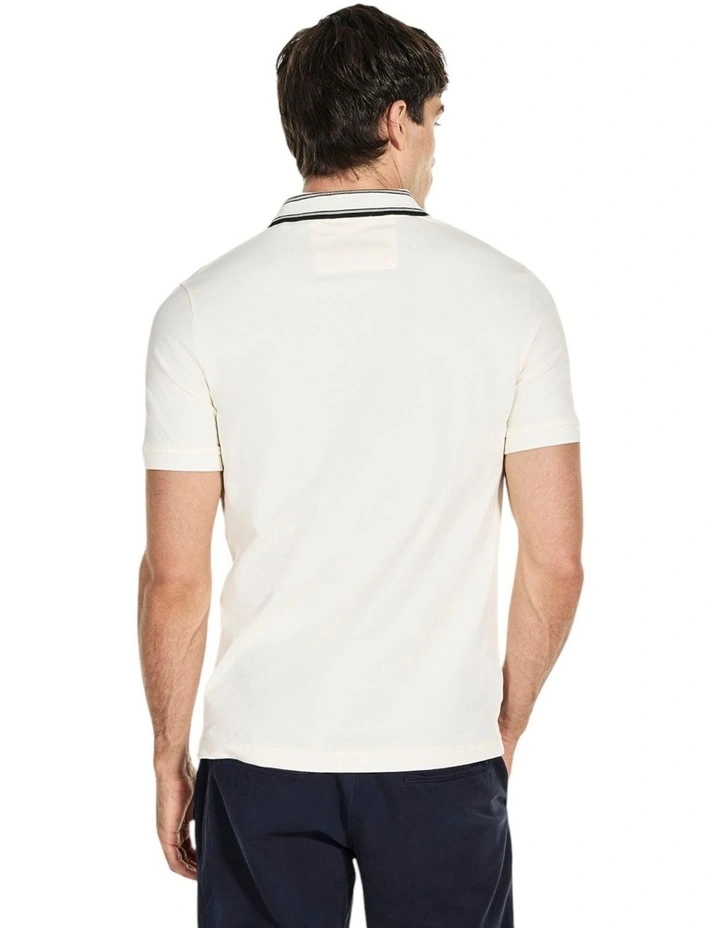 Lyle Polo Shirt in White image 4