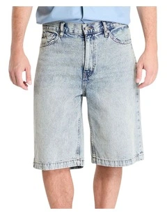 Originals Baggy Denim Short in Blue