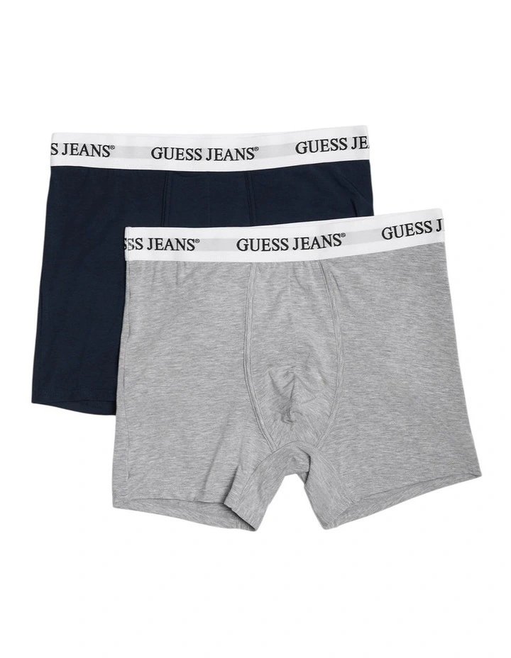 Boxer Briefs 2 Pack in Grey/Navy image 1