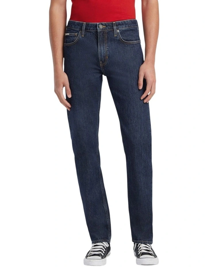 Straight Leg Jeans G16 in Dark Wash image 2
