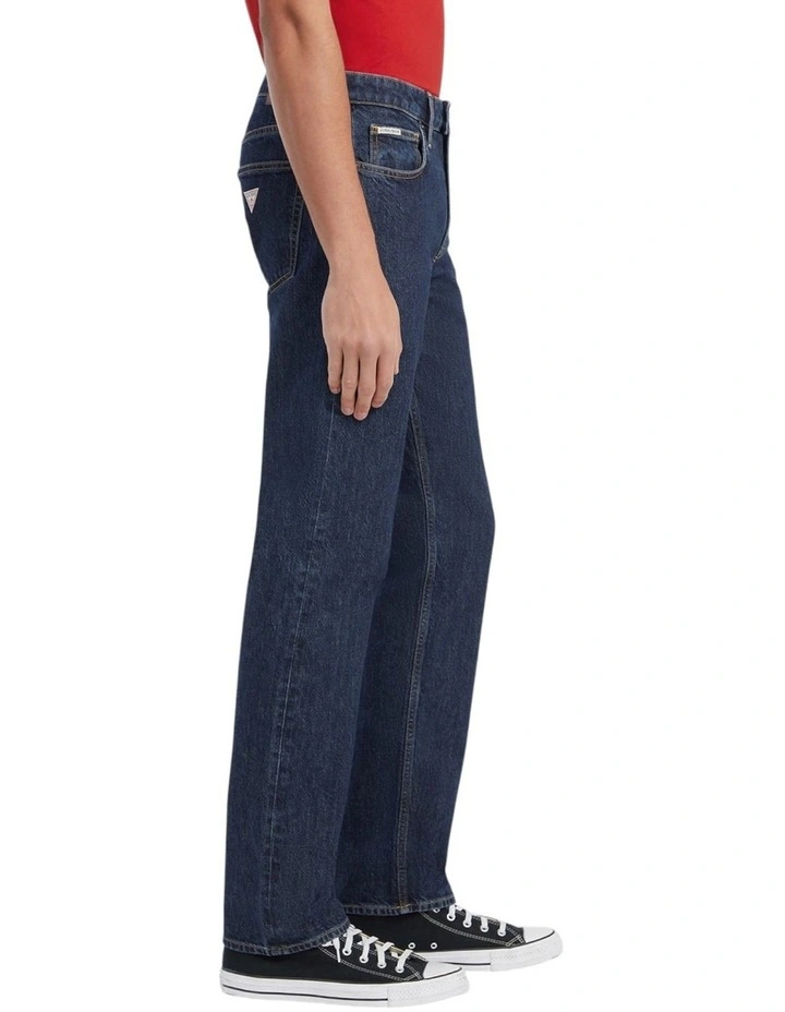 Straight Leg Jeans G16 in Dark Wash image 3