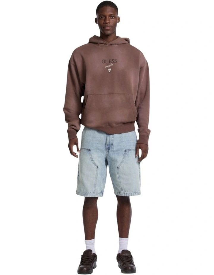 Baker Logo Hoodie in Brown image 2