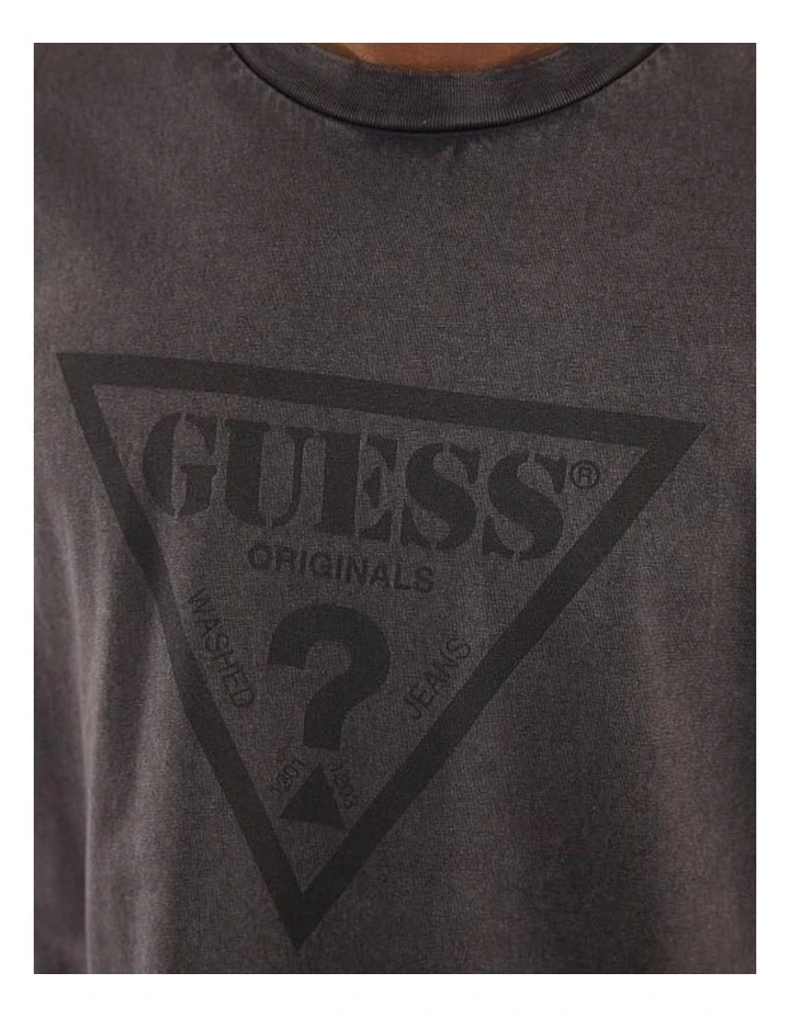 Vintage Triangle Tee in Dark Grey image 4