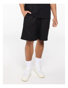 Linen Shorts in Black