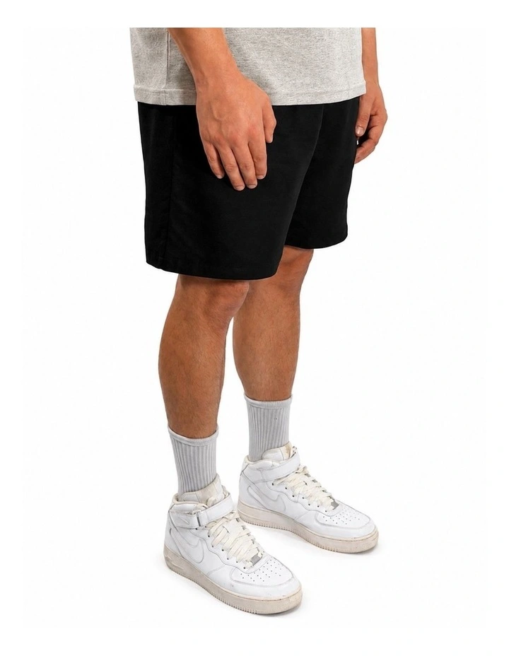 Linen Shorts in Black image 2