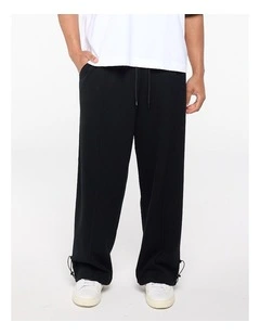 Pleated Sweat Pants