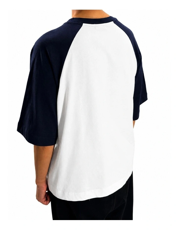 Raglan T-Shirt in White image 3