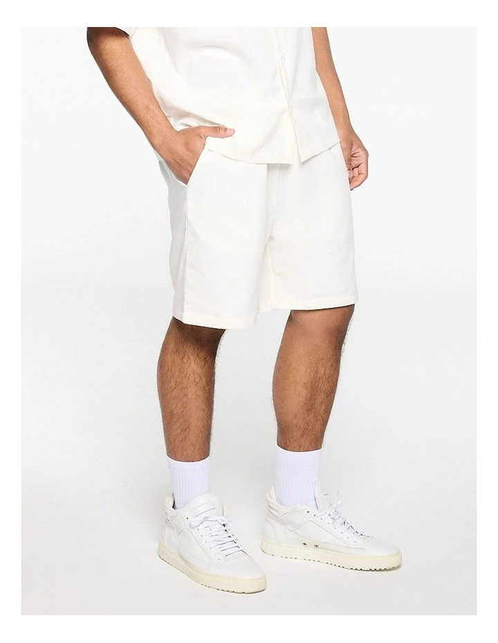 Rarefied Linen Shorts - White image 3