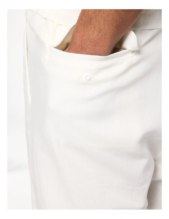 Rarefied Linen Shorts - White image 7