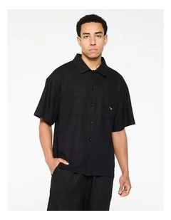 Linen Summer Shirt - Black