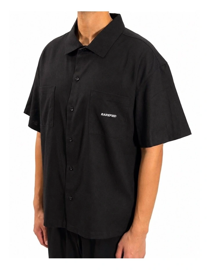Linen Summer Shirt - Black image 1