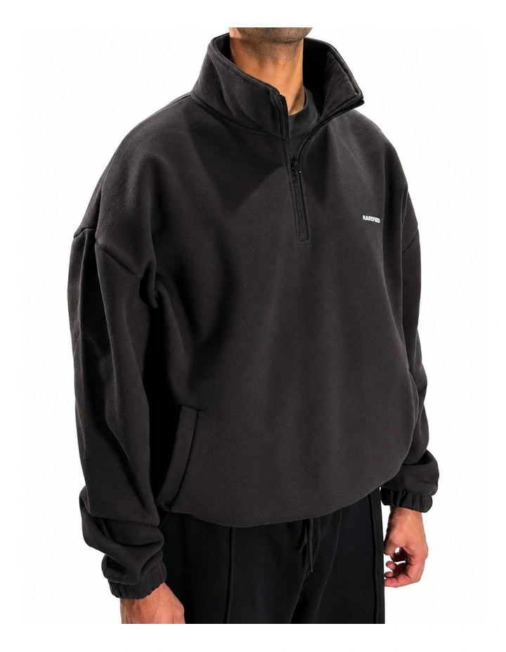Quarter Zip Jumper - Charcoal image 3