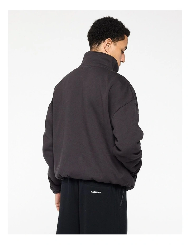 Quarter Zip Jumper - Charcoal image 5