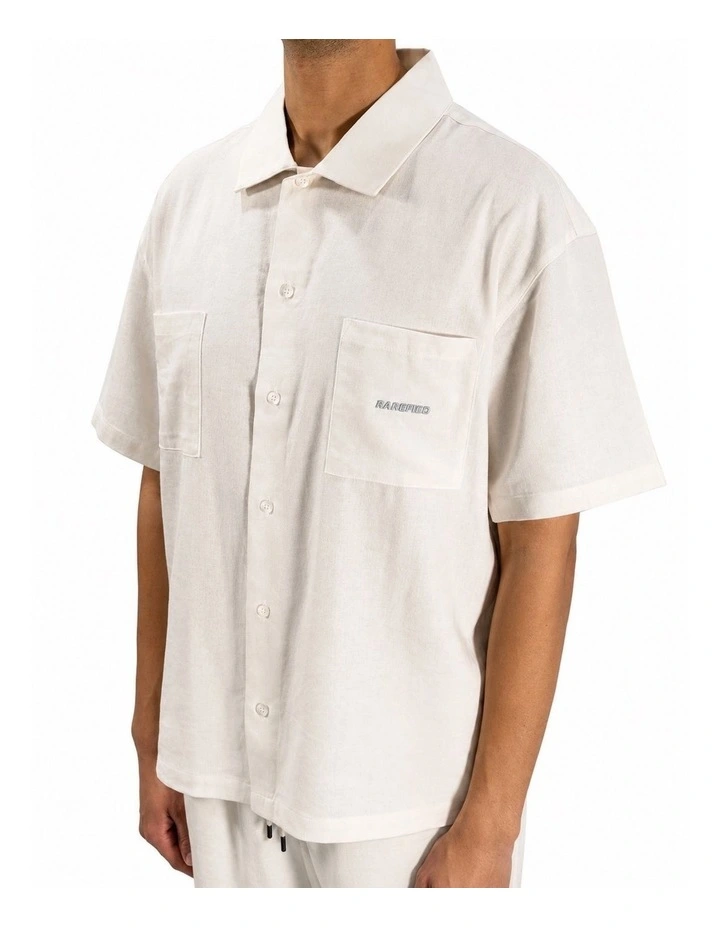 Linen Summer Shirt - White image 1